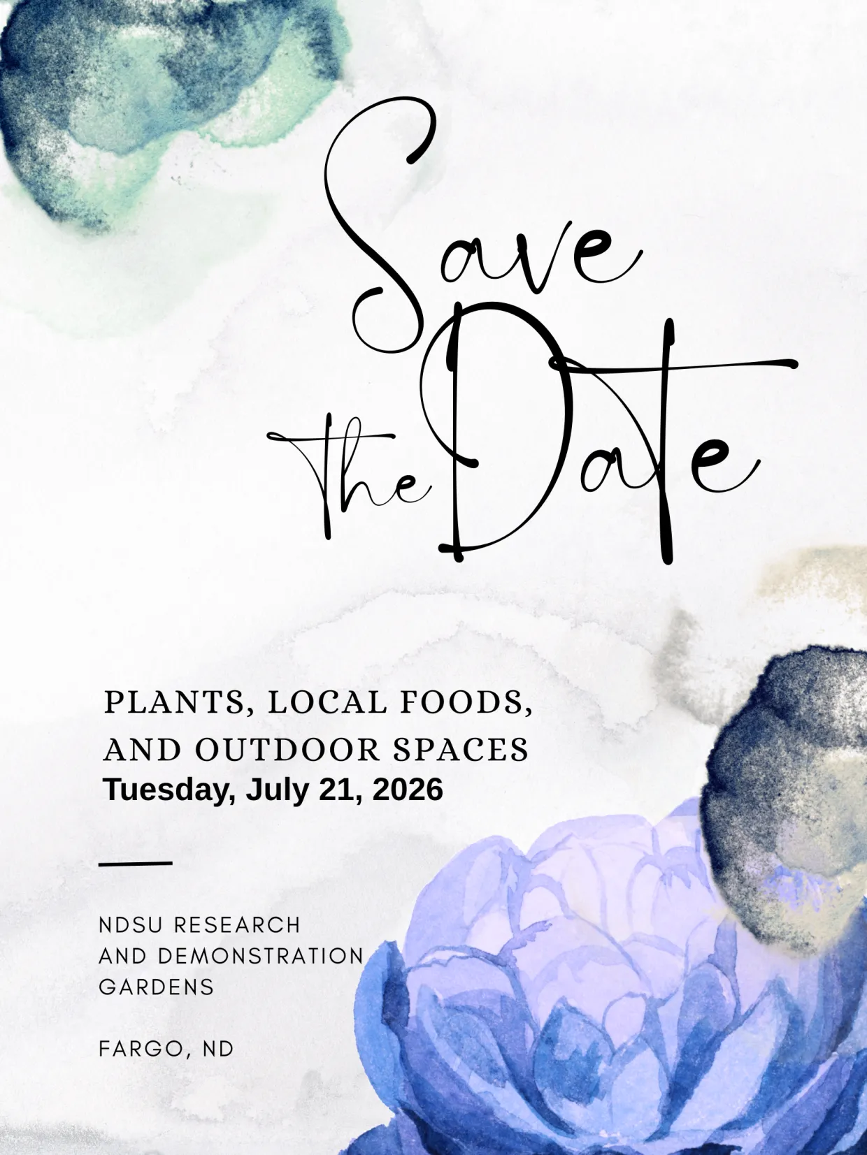 Save the date of Tuesday, July 21, 2026 for our event