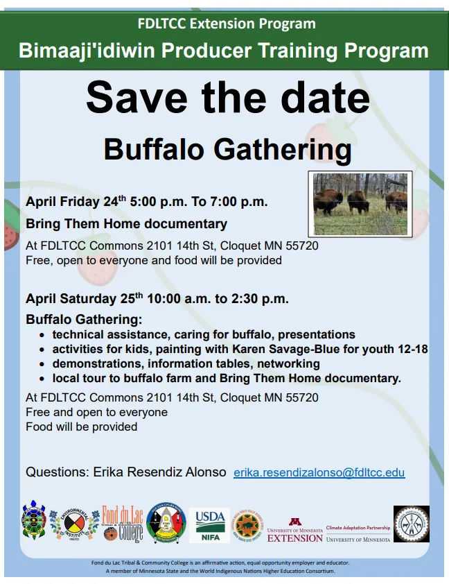 FDLTCC Buffalo Gathering Event