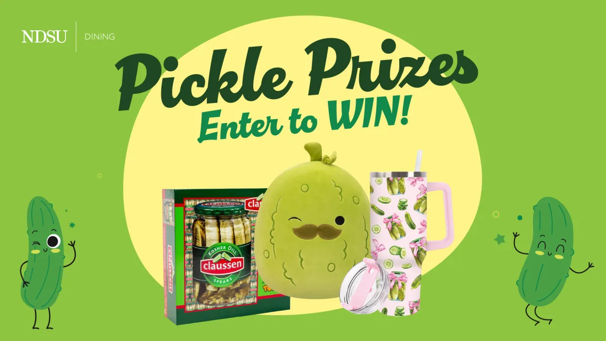 Pickle Fest prizes featuring three of the prizes on a green background