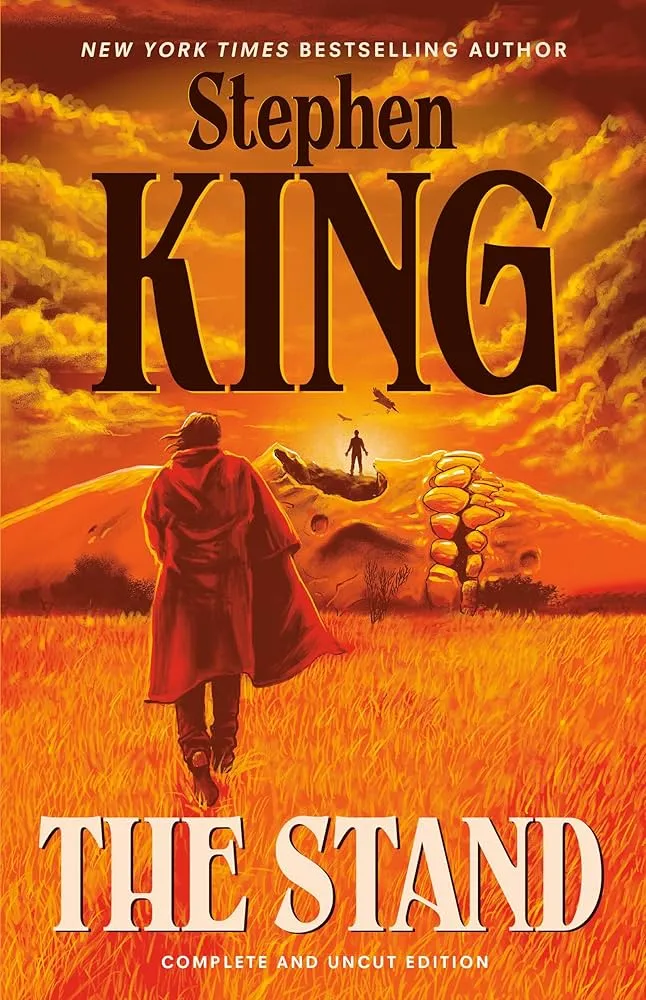 Cover of the Stephen King book, 'The Stand'.