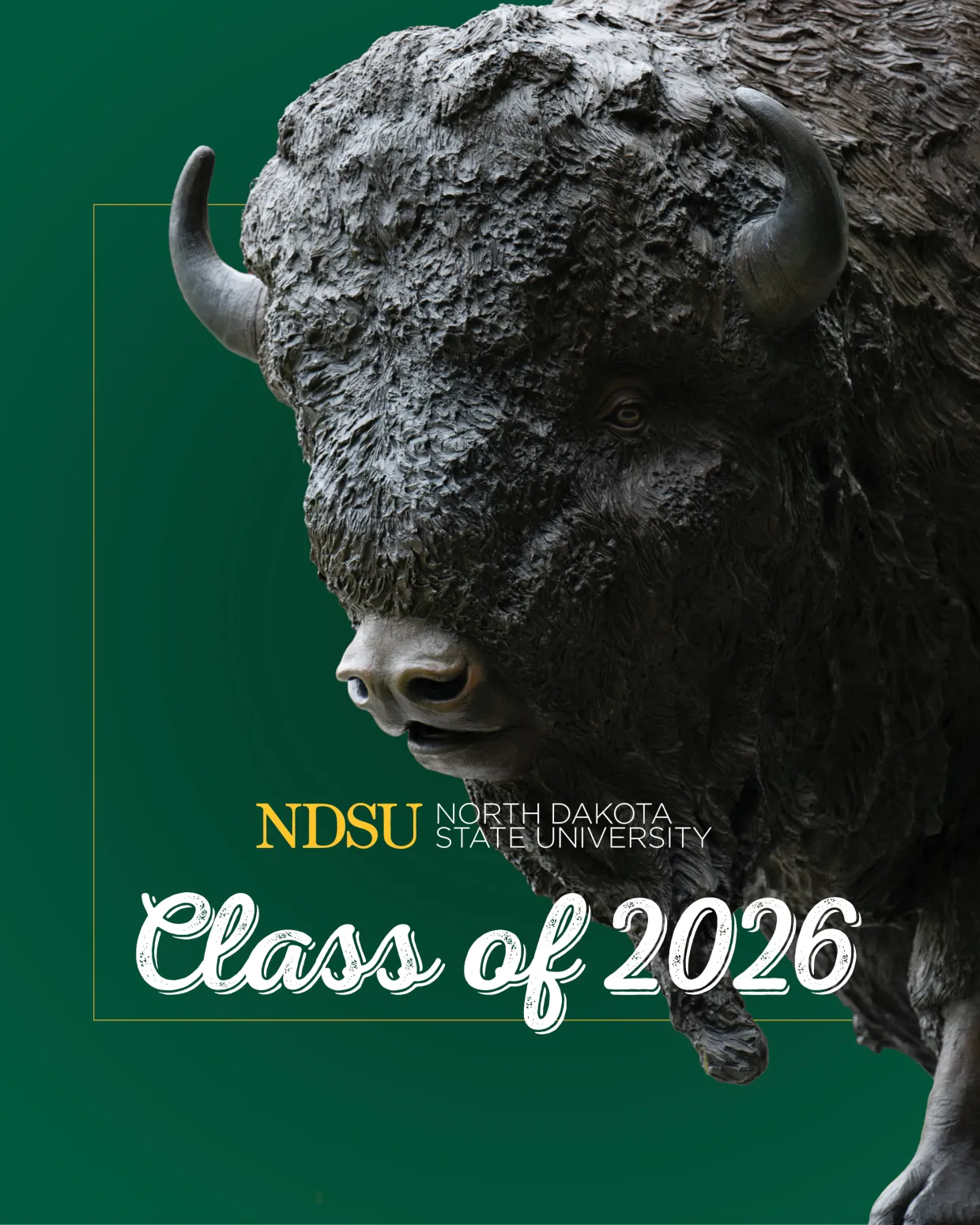 NDSU Class of 2026 vertical graphic to share on social media 