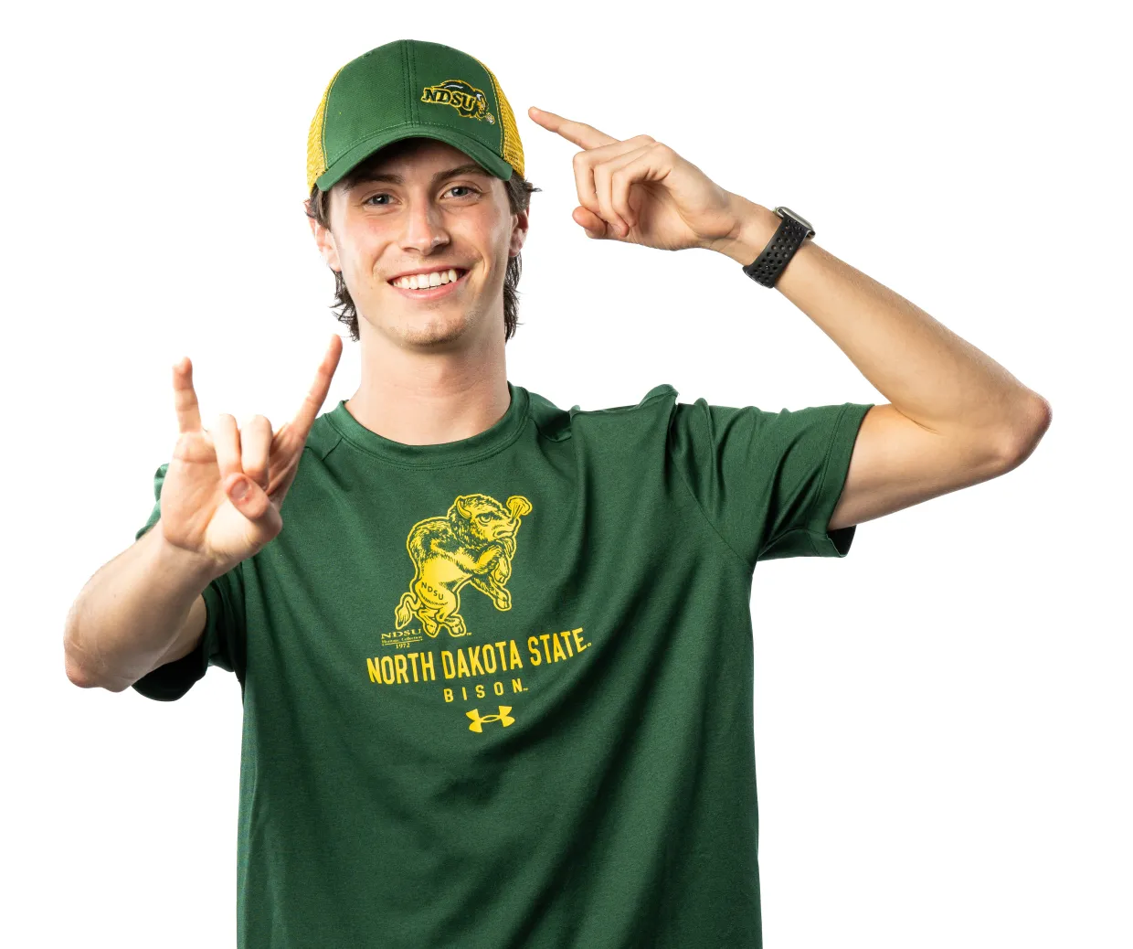 NDSU student Isaac Mauch