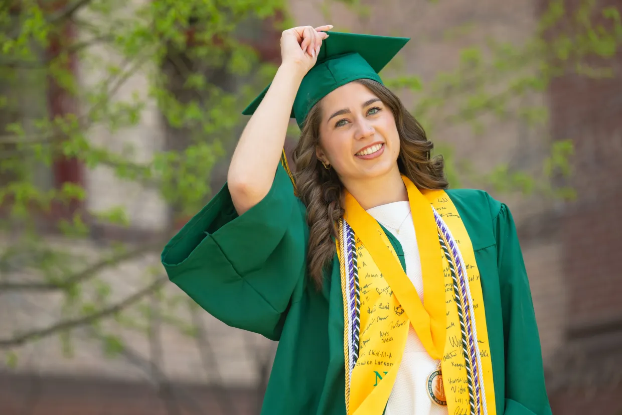 NDSU Graduate Caryn Marty