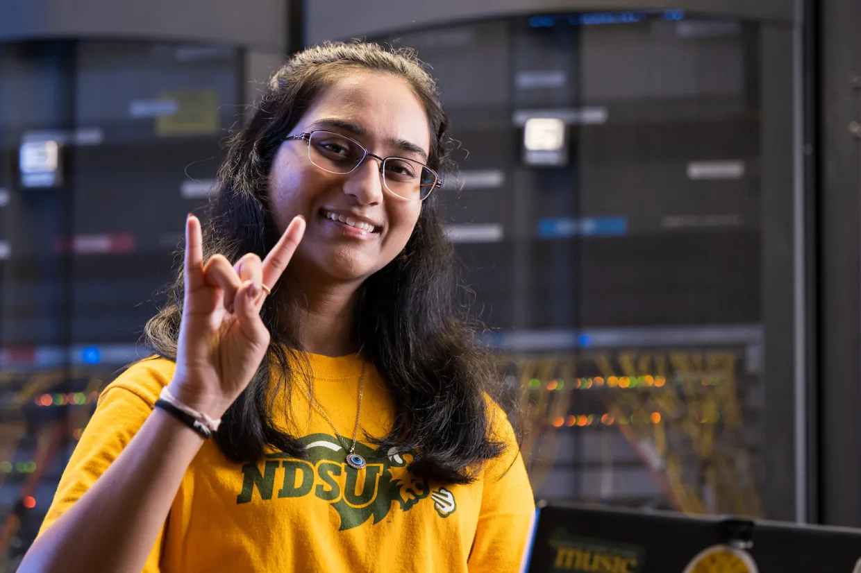 NDSU Computer Science major Pari Narkhede