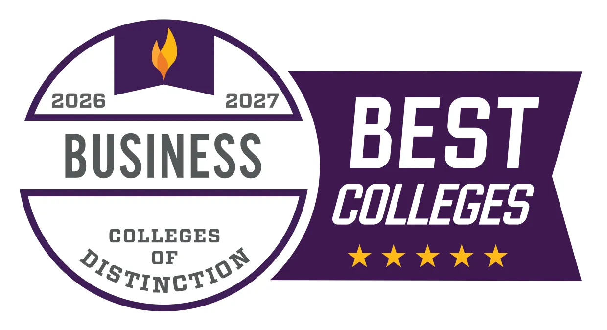 Colleges of Distinction badge for Business