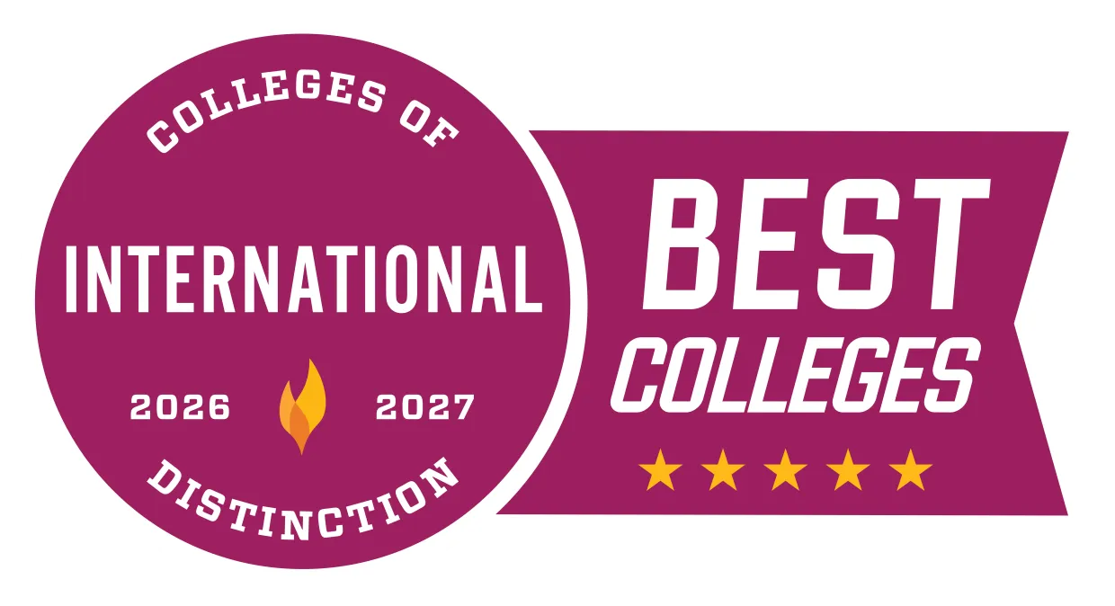 Colleges of Distinction badge for International