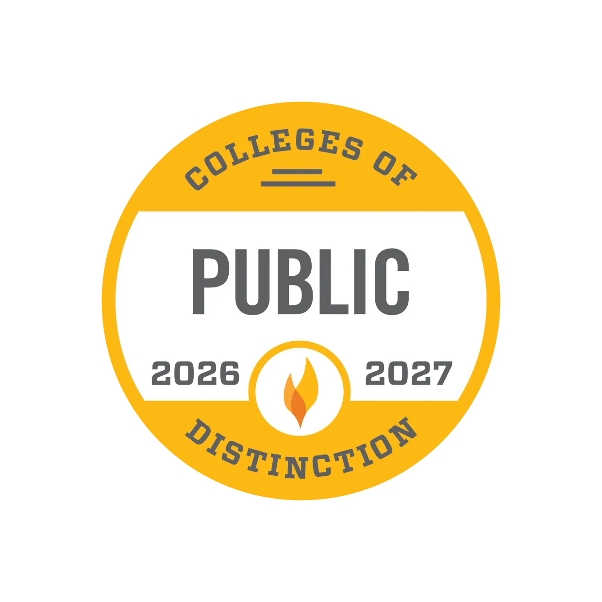 Colleges of Distinction badge for Public institutions