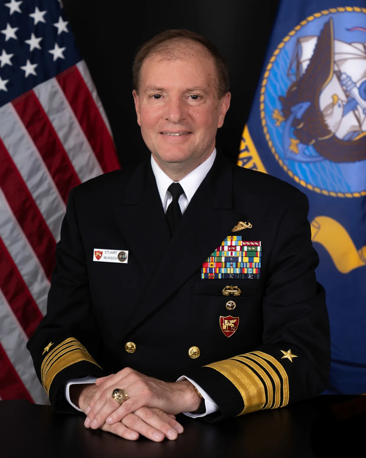 Headshot of Admiral Stuart Munsch