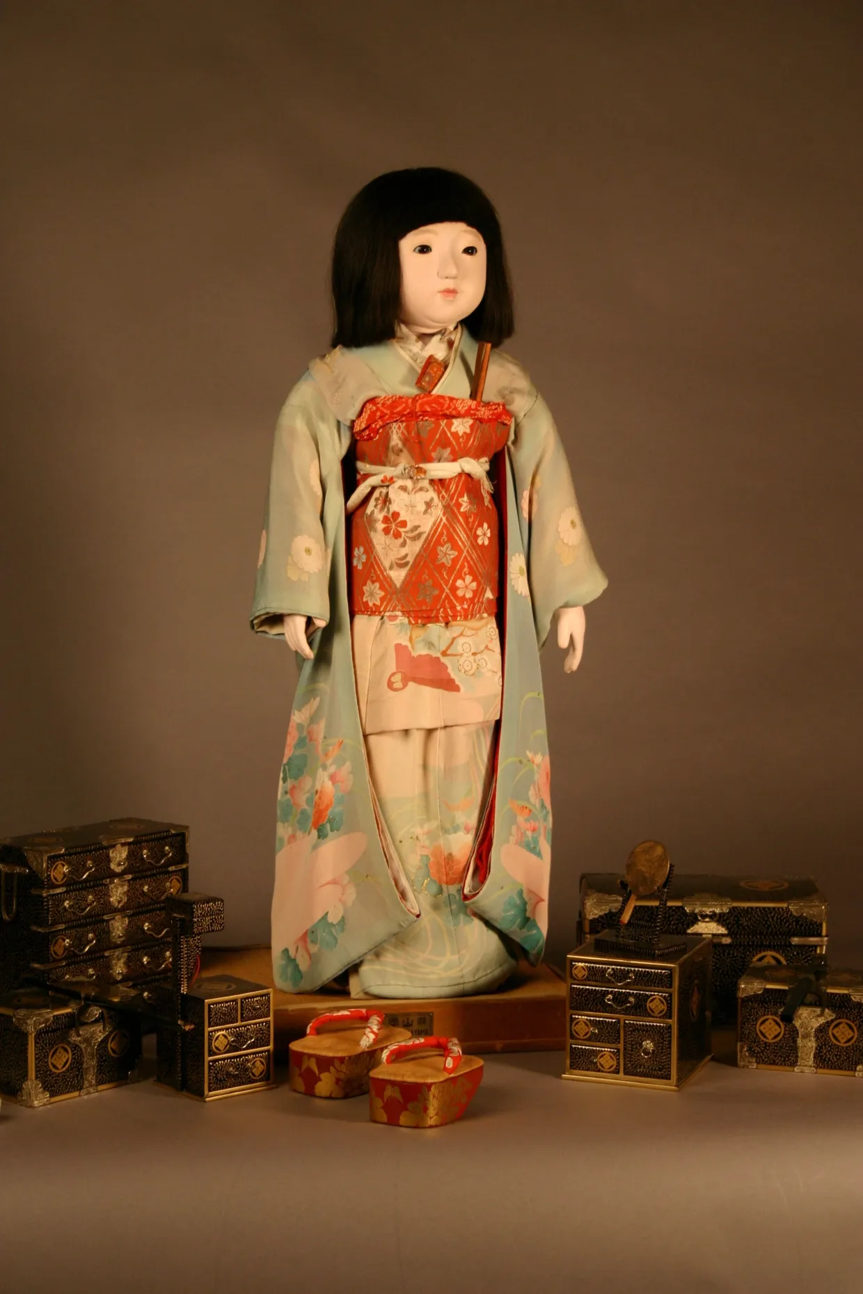Miss Okayama with accessories.