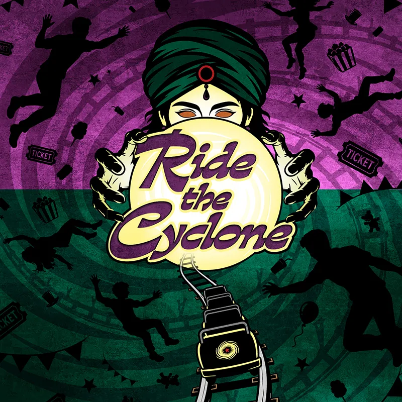 A promotional graphic for NDSU's "Ride the Cyclone"
