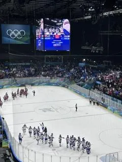 ice hockey rink