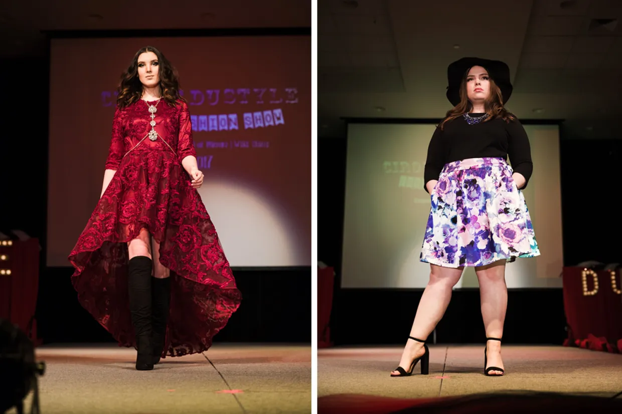 Models at Fashion Show.