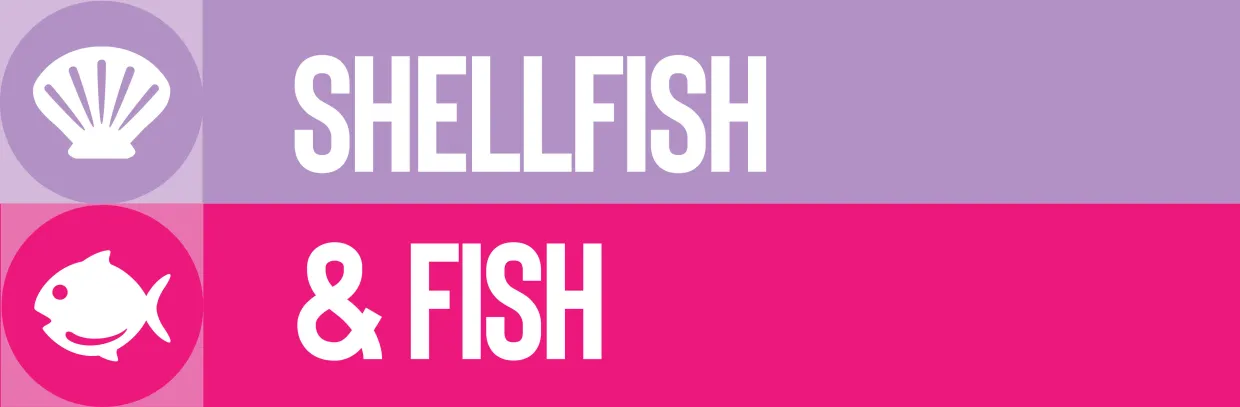 Shellfish and fish header