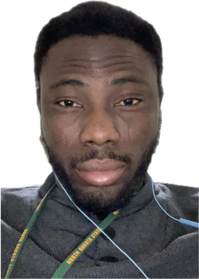 David Adeleke looking confidently at camera.