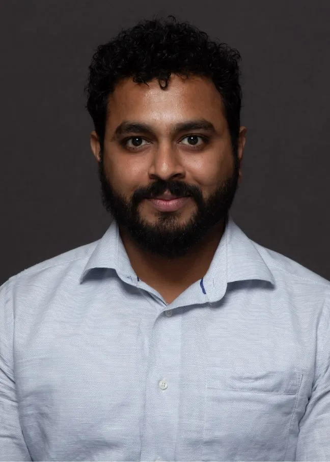 Akshay Vijay Jadhav looking confidently at camera.