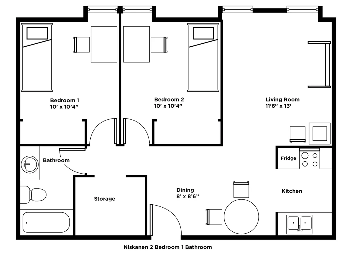 Niskanen North Floor Plan