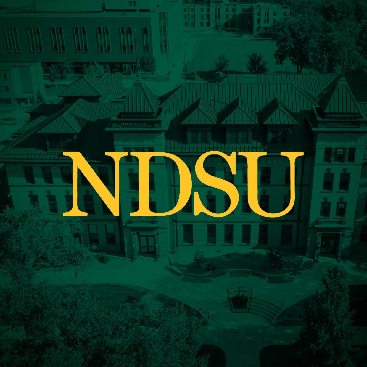 NDSU profile picture with Minard Hall background