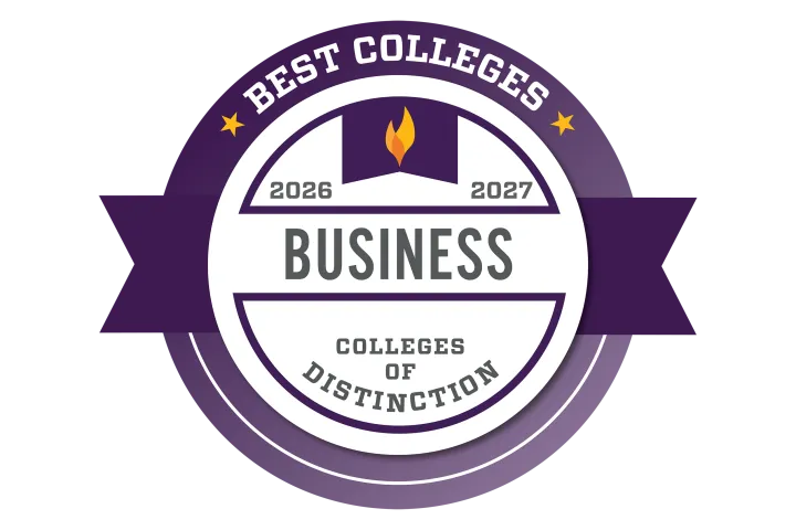 College of Distinction badge for Business