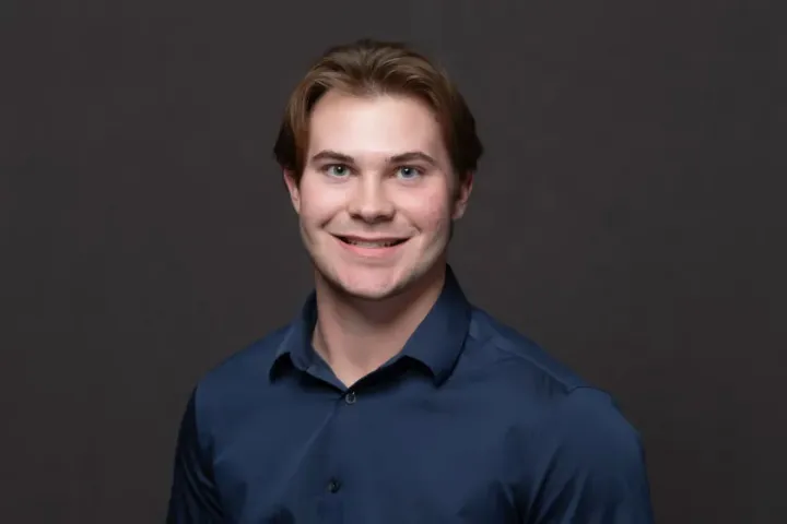 NDSU graduate student Colten Alme