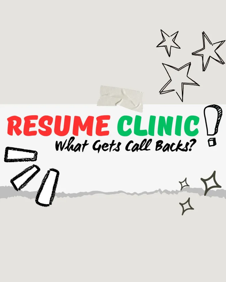 Resume Clinic. What gets call backs?