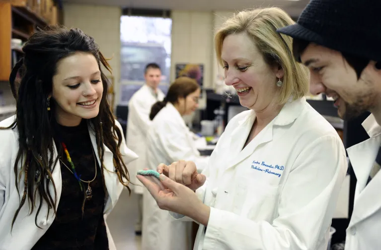 Kendra Greenlee and Researcher