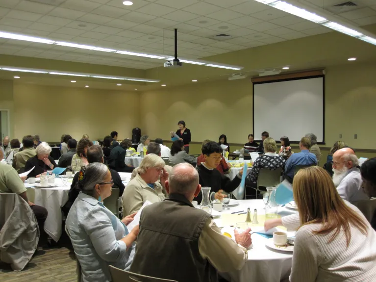 Promotion to Professor panel of newly promoted professors, May 2011.
