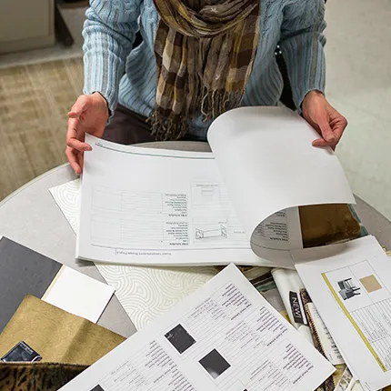 Student with textbook, photo