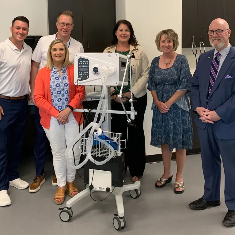 Image showing donated Respond ventilator