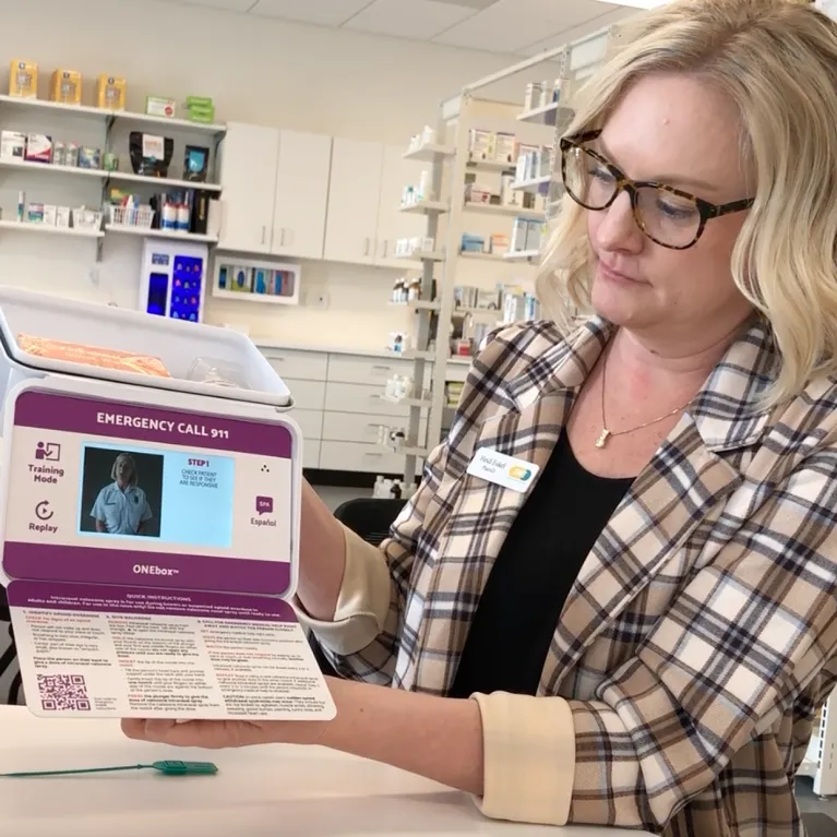 Image of faculty with ONE box