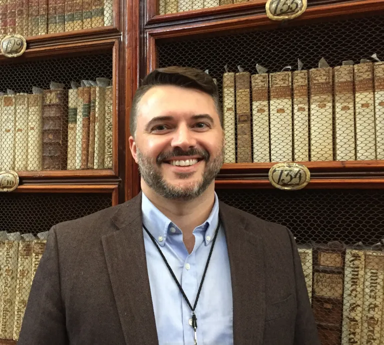 Bradley Benton, PhD smiling at camera