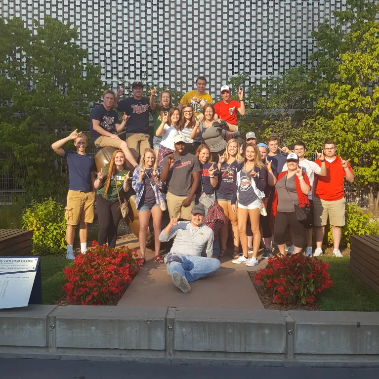 Students at Twins Career Expo, Photo