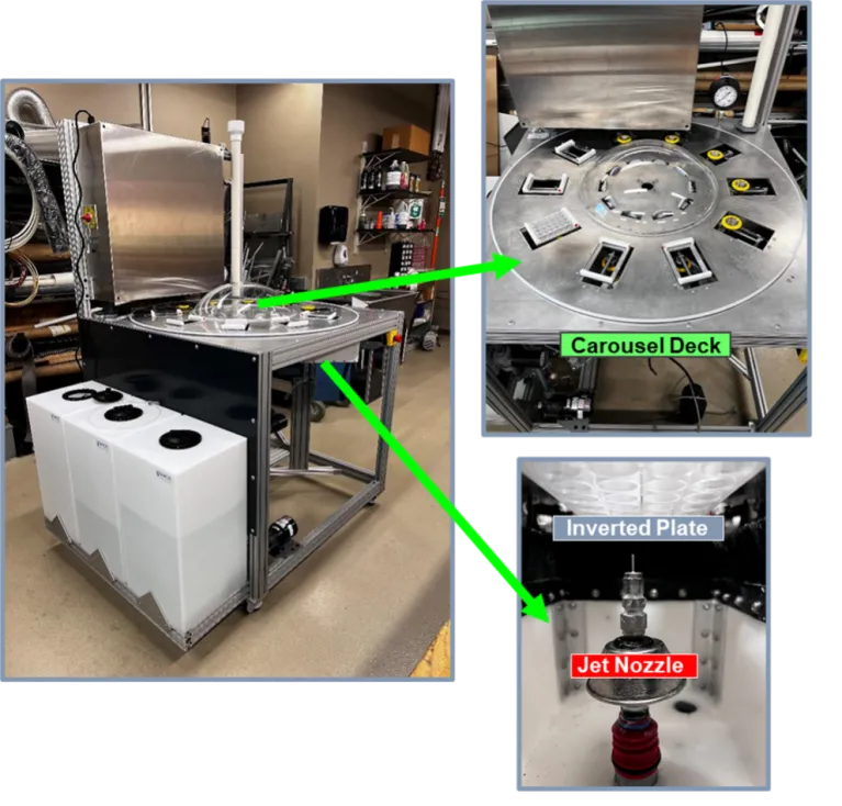 Automated Water Jet Apparatus