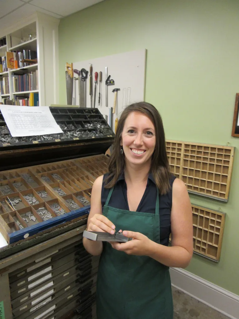 Amy Gore smiling confidently at camera.