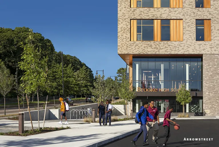 Arrowstreet rendering of building.