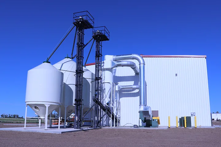 Seed cleaning facility at Williston REC